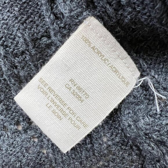 Free People Fair Isle Sweetheart Knit Sweater Dress Charcoal Gray Size Medium - Picture 9 of 11